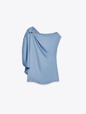 Zara Satin Effect Top